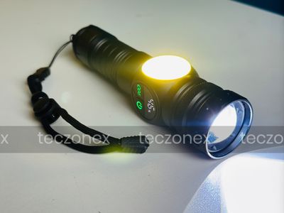 GearUP K60 Rechargeable Flashlight 10W COB + LED Torchlight_img_3