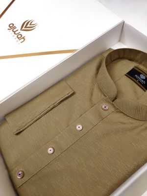 Ajwah Premium Olive Luxe Panjabi_img_2
