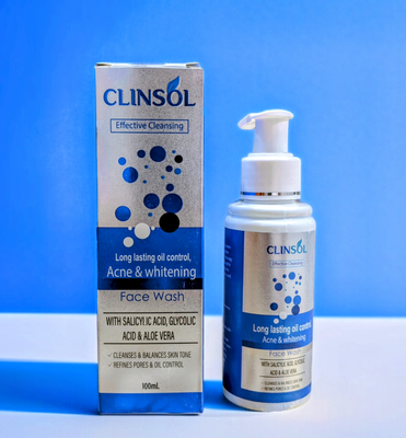Clinsol Facewash [Indian] ব্রণ ক্ষত/দাগ নিরাময়ে_img_0