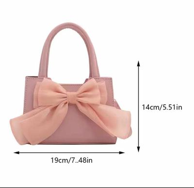 Sweet cross body high quality shoulder bag Color: pink/black /whiteGenuine lather_img_5