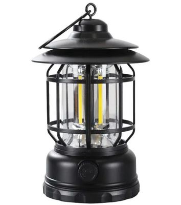 Multifunctional Rechargeable Stepless Dimming Handheld LED Camping Lamp Vintage Portable Lantern_img_0