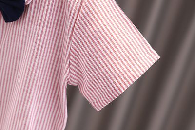Kids Boys Summer Gentleman Outfit – Bow Tie Shirt & Shorts with Suspenders (6 Months to 5 Years)_img_3