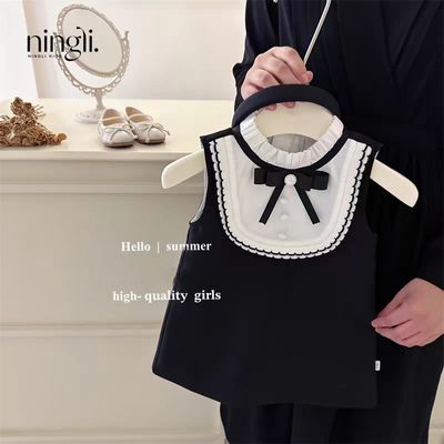 Kids Girls Summer Korean Style Sleeveless Princess Dress (1 to 6 years)_img_0