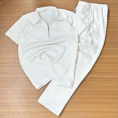 Premium Zipper Polo & Semi Baggy Trouser_img_1