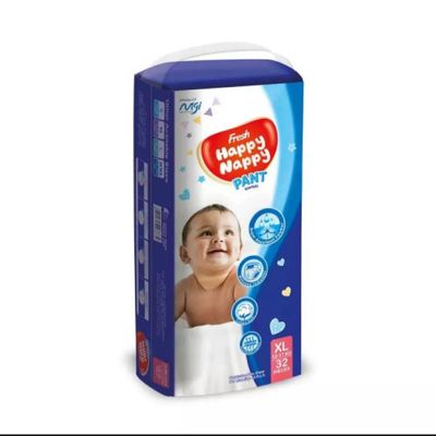 Fresh Happy Nappy XL Size 32pcs Pant Style Baby Diaper for 12-17kg Babies_img_0
