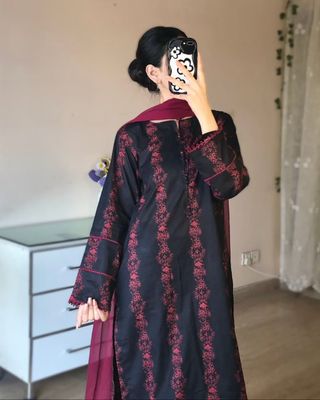 Designer Cotton Three Piece Set_img_1