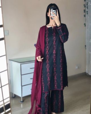 Designer Cotton Three Piece Set_img_3