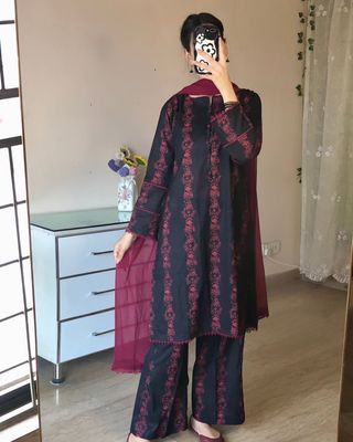 Designer Cotton Three Piece Set_img_4