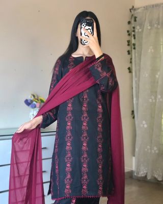 Designer Cotton Three Piece Set_img_6