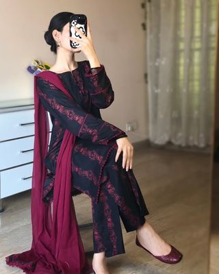 Designer Cotton Three Piece Set_img_7