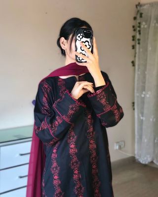 Designer Cotton Three Piece Set_img_8