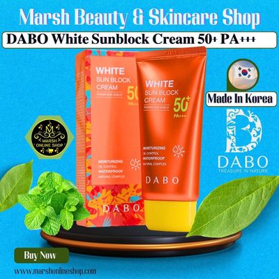 👉🔰DABO White Sunblock Cream Power Sun Shield 50+ PA+++ (70ml)_img_0