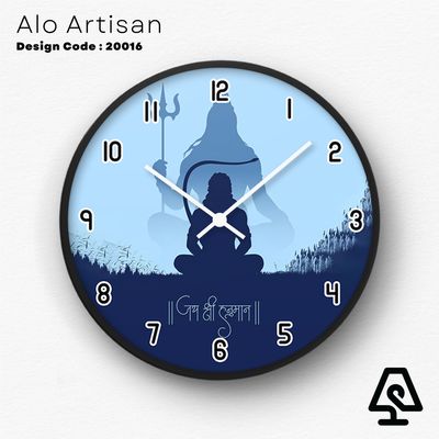 Lord Shiv Classic Theme Wall Clock_img_0