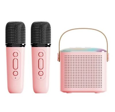 Y1 Wireless Dual Microphones Karaoke Machine KTV DSP System Bluetooth 5.3 PA Speaker HIFI Stereo Surround RGB Colorful LED Light_img_0