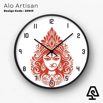 Devi Durga Classic Theme Wall Clock_img_0