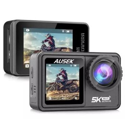 Ausek AT-S81TR Waterproof Dual Display 5K Action Camera With Filter_img_0