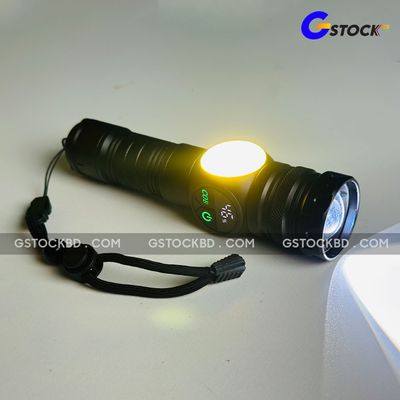 GearUP K60 Rechargeable Flashlight 10W COB + LED Torchlight_img_3
