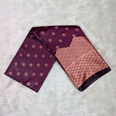 Premium Silk Katan Saree – Exclusive Design (Purple)_img_0