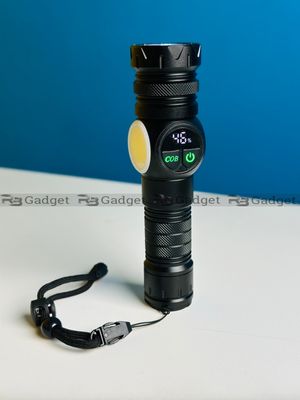 GearUP K60 Rechargeable Flashlight 10W COB + LED Torchlight_img_0