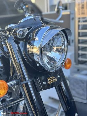 Premium Heavy Headlight Gourde For Royal Enfield Bullet 350_img_1
