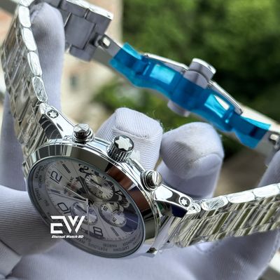 MONTBLANC WORLD MAP CHAIN BLACK DIAL_img_1