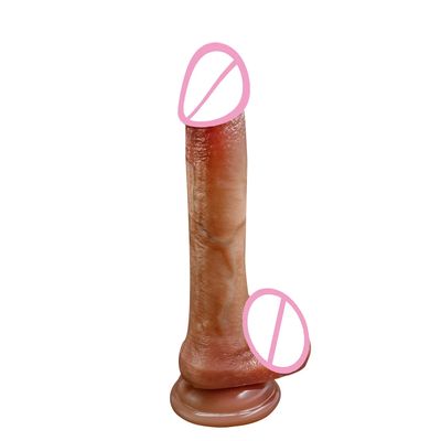 Dildo Soft Realistic Penis Small Butt Plug Suction Cup Double Layer Silicone Anal Sex Toys For Woman Masturbator Adults 18+ Shop_img_6