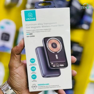 iPhone Wireless Magnetic Power Bank- 20W 10000mAh (USAMS US-CD184)_img_1