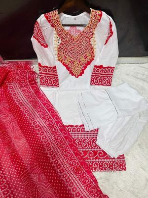 চুন্ডি গাররা থ্রি পিস – সম্পূর্ণ কটন সেট_img_2