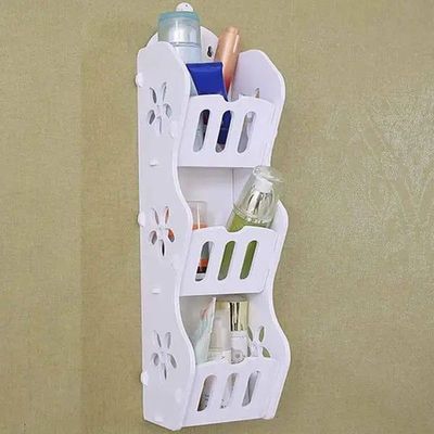 Multifunctional Bathroom Shelf – Punch-Free Wall Organizer_img_0