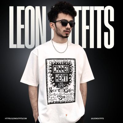 Men’s Oversized Heavyweight Drop Shoulder T-Shirt in White._img_0