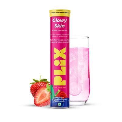 Plix  Glowy Skin  Glutathione Tablets with vitamin C+E ( 15 tablets)_img_0
