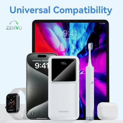 Vention FHKB0 10000mAh Power Bank – WHITE_img_1