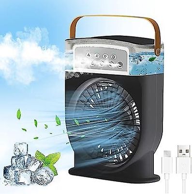 Air cooling LED Night Light Water Fan