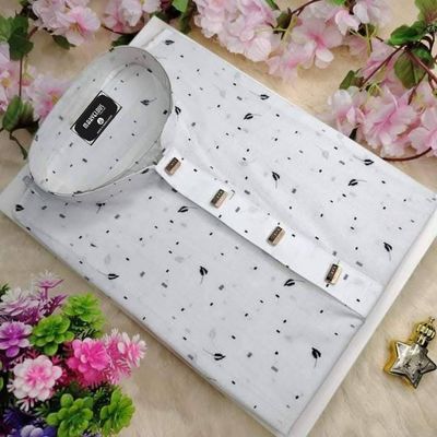 White Panjabi with sport 40, 42, 44, 46 Size Available_img_0