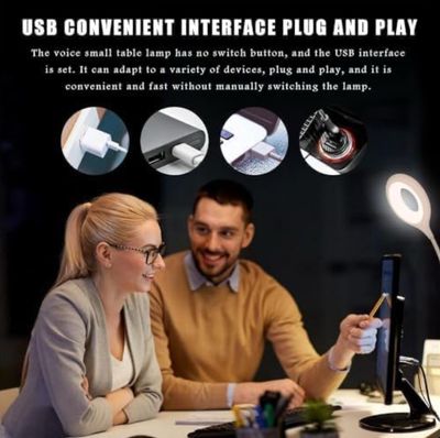 Flexible USB LED Desk Lamp with Voice Control_img_2