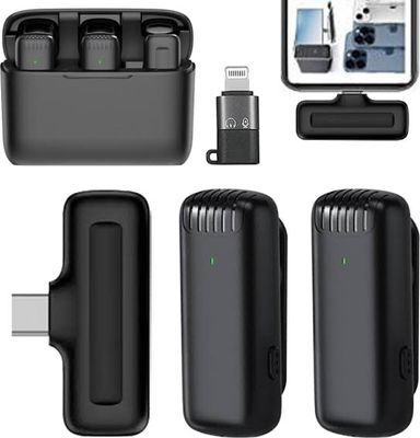 DK11 Dual Wireless Microphone with Charging Case_img_1