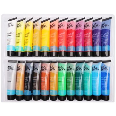 Mont Marte Acrylic Paints  24pc x36 ML_img_1