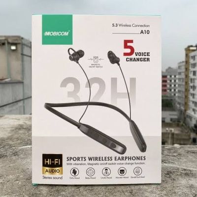 Mobicom A10 Voice Changer Wireless Neckband_img_1