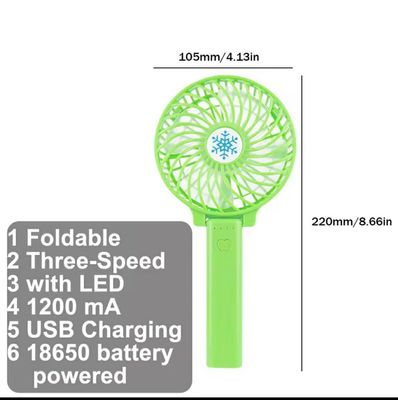 Foldable Handheld Mini Fan (USB Rechargeable)_img_1