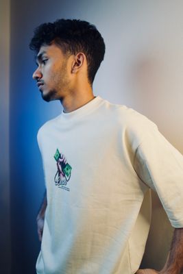 'LEON' Oversized Heavyweight Drop Shoulder T-Shirt_img_1