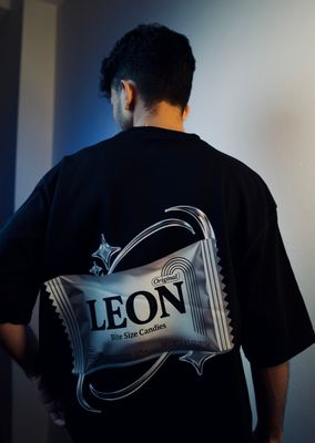 'LEON' Oversized Heavyweight Drop Shoulder T-Shirt_img_3