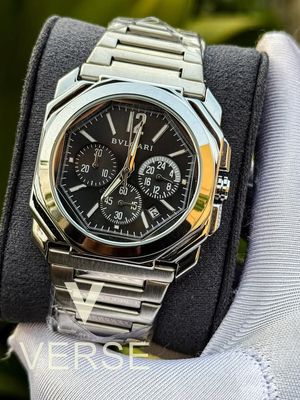 Bvlgari chrono glossy black dial_img_0