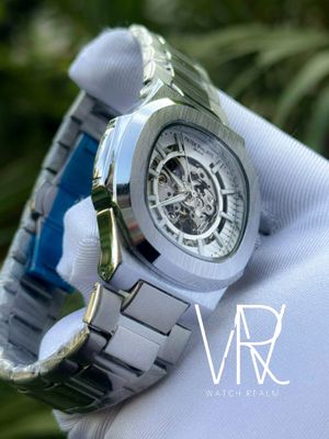 PATEK AUTO CHAIN SKELETON WHITE DIAL_img_1