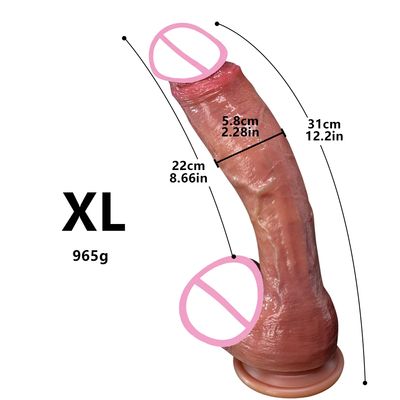 Soft Realistic Thick Dildo Gay Sex Toy for Women Suction Cup Big Dick Anal Plug Vaginal Masturbators Silicone Penis_img_4