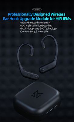 KZ AE01 Upgraded AAC ENC Wireless BT 5.4  Ear Hook for Hi-Fi IEMs_img_2