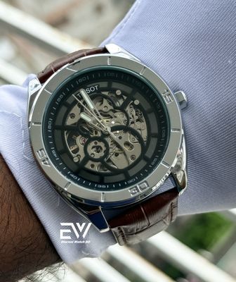 TISSOT AUTOMATIC BLACK BELT BLACK DIAL_img_3