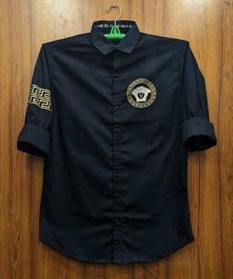 Trendy black block print shirt 1016_img_0