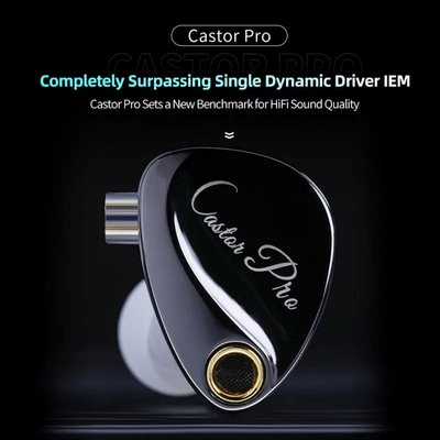 KZ Castor Pro Single Dynamic Driver IEM Harman Target Improved Bass Version_img_1