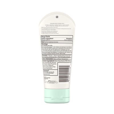 Aveeno Clear Complexion Cream Face Cleanser With Salicylic Acid_img_1