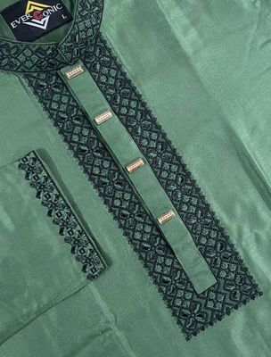 Elegant Green Panjabi | Eid Collection 2025_img_0